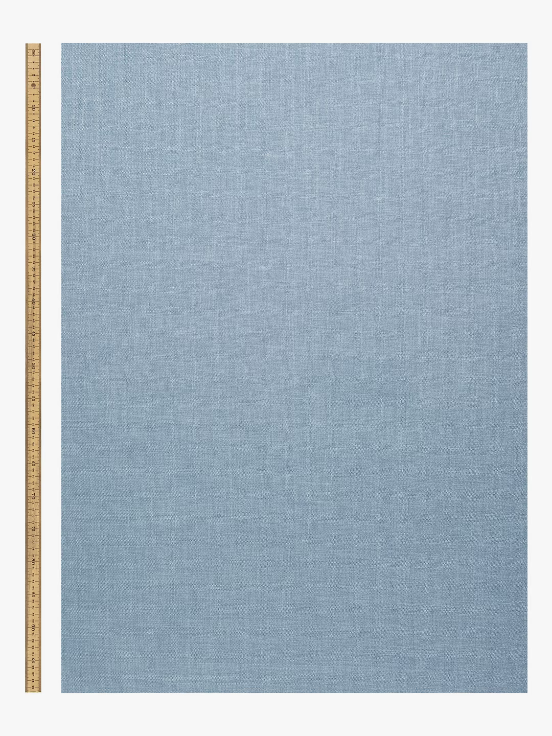 John Lewis Textured Weave Pair Blackout Lined Eyelet Curtains, Blue, W228 x Drop 182cm