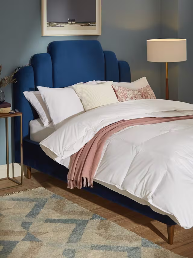 John Lewis Natural Duck Down 60/40 Duvet 3-in-1 Duvet, 13.5 Tog (4.5 + 9 Tog), White, King Size, 225 x 220cm