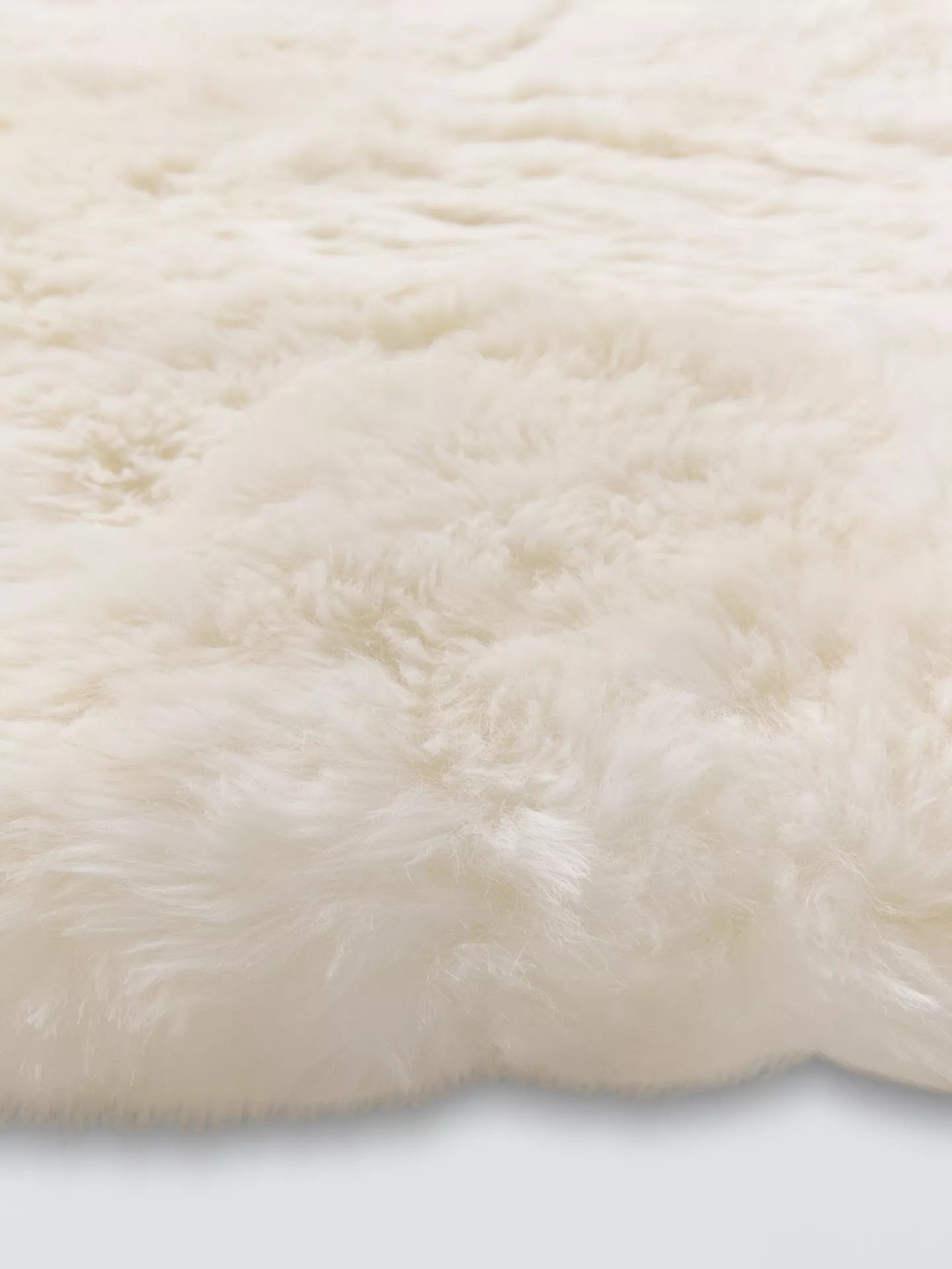 John Lewis Sheepskin Rug, Natural, L240 x W170cm