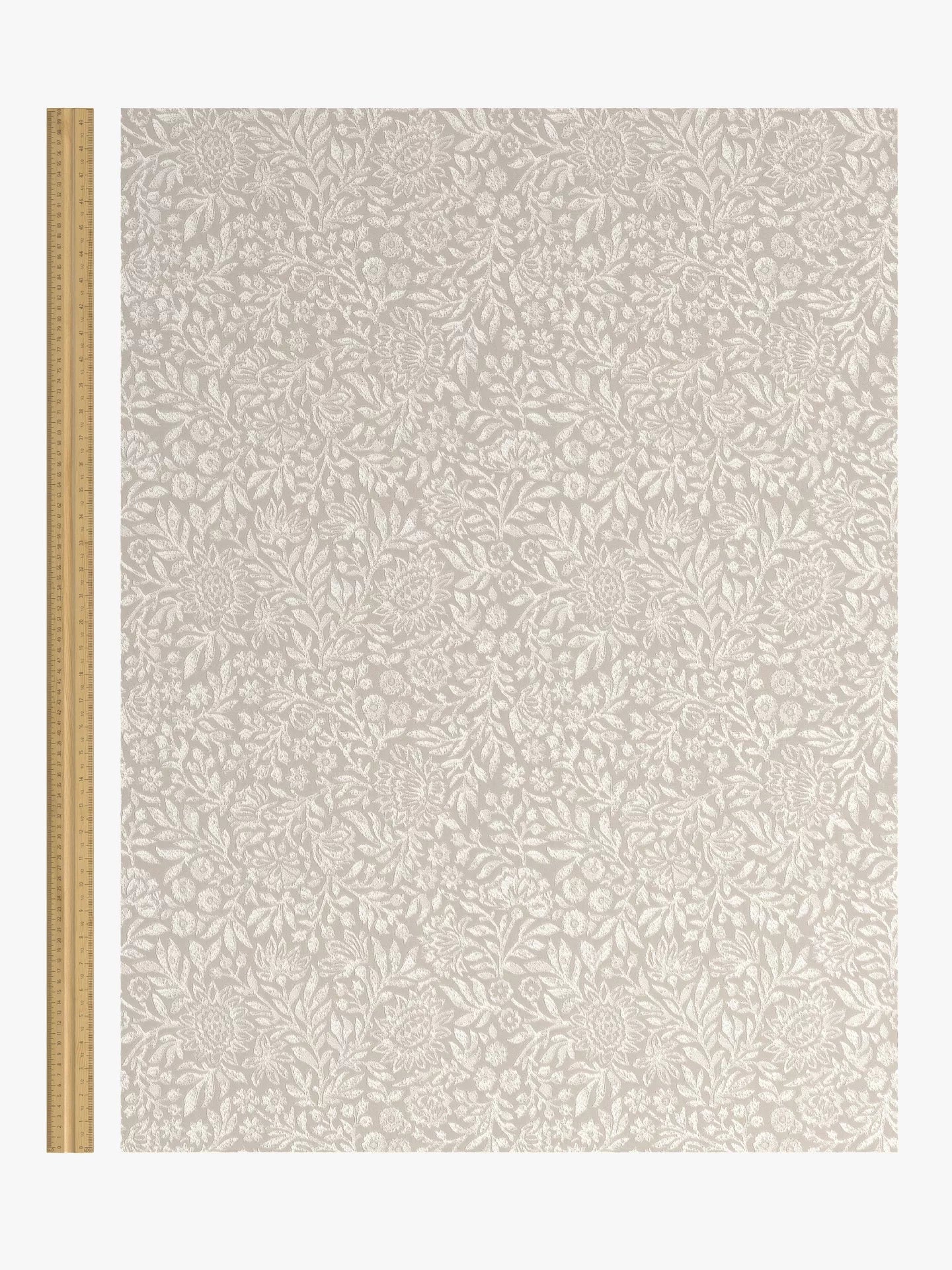 John Lewis Hidcote Weave Pair Lined Eyelet Curtains, Putty, W228 x Drop 228cm