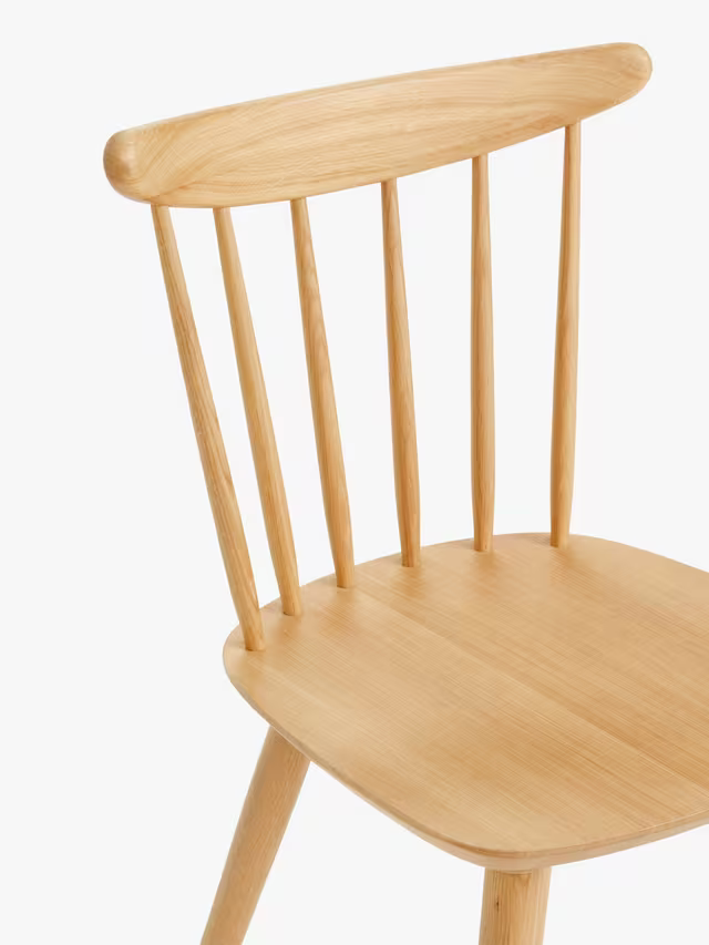 John Lewis Spindle Dining Chair Single Natural