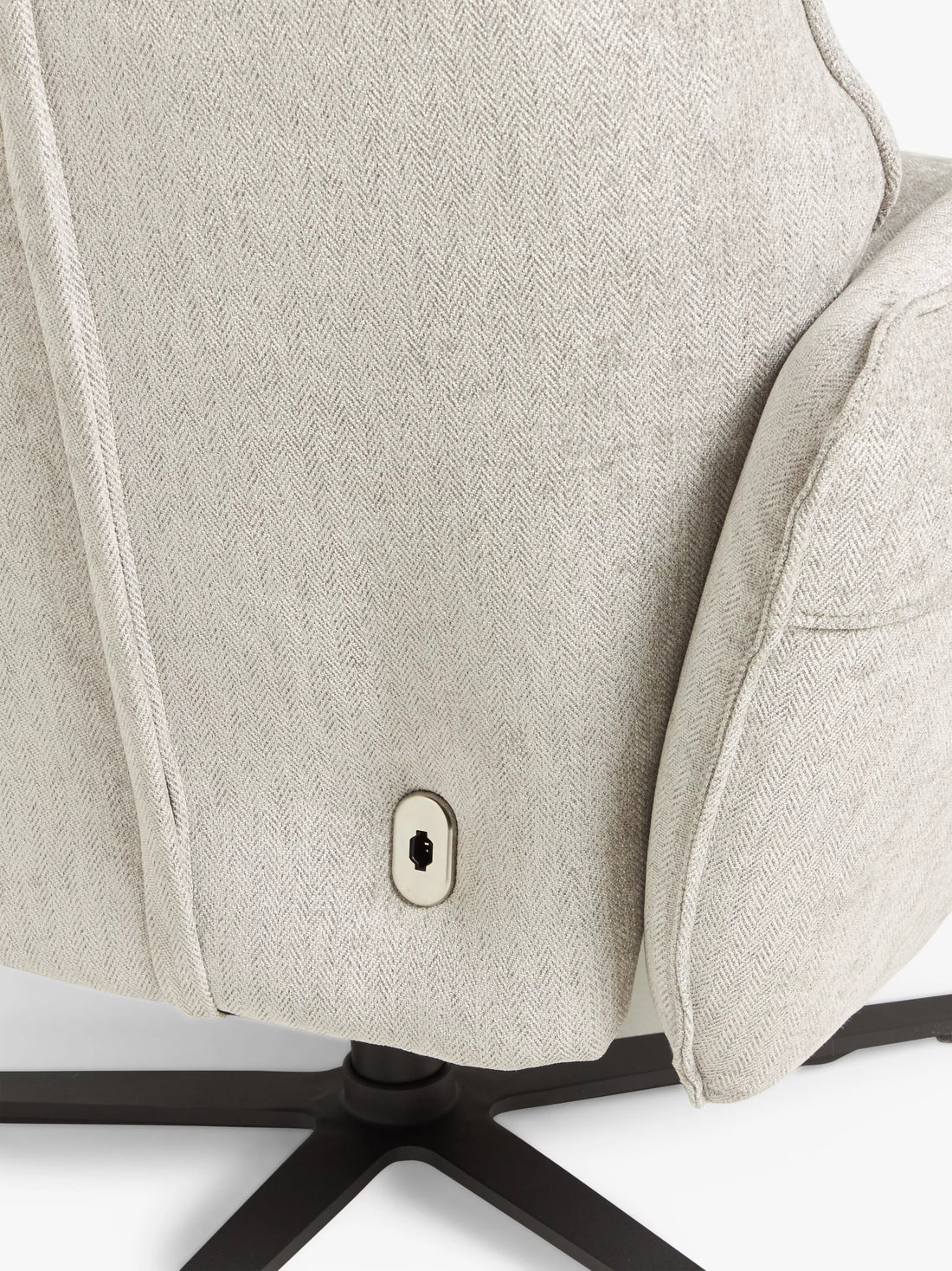 John Lewis Repose Zero Gravity Power Recliner Chair, Soft Weave Grey