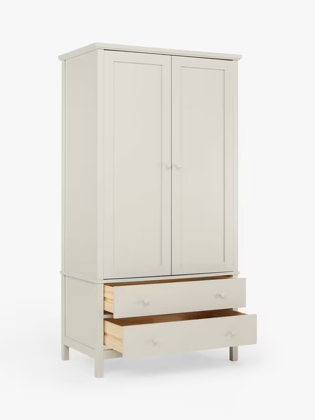 John Lewis Wilton 2 Door Wardrobe, Linen
