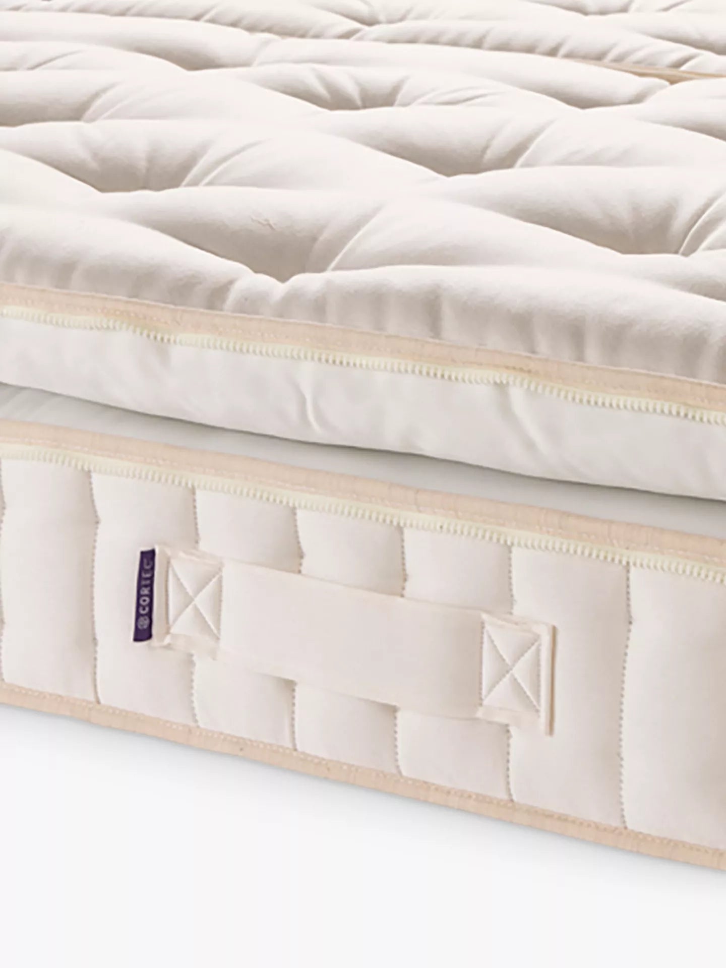 John Lewis King Size Mattress Pillow Top 4250 Zip & Link British Natural Herdwick