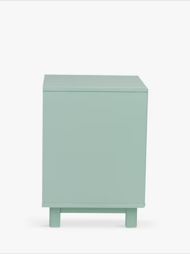 John Lewis Format 1 Drawer Bedside Table, Light Green