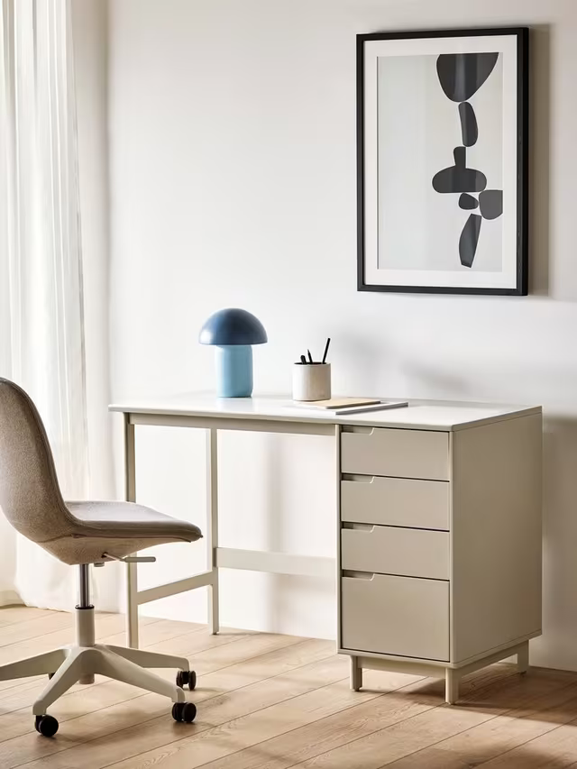 John Lewis Format Filing Desk Greige