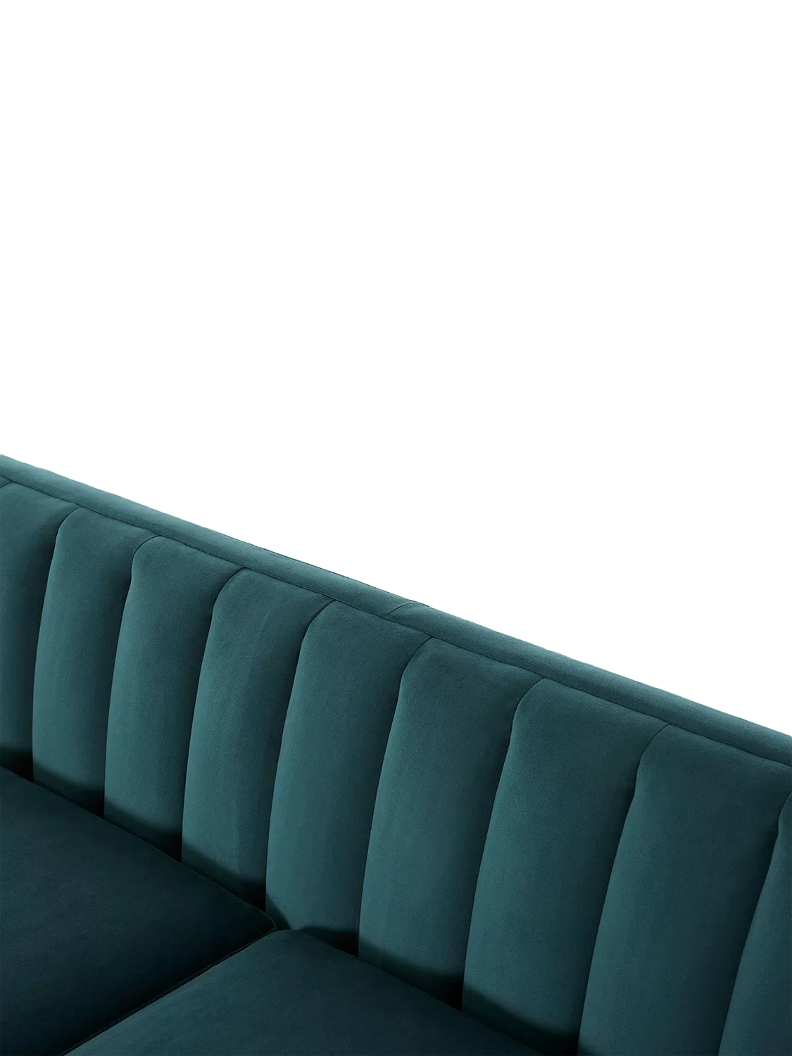 Swyft Model X02 Large 3 Seater Sofa, Velvet Kingfisher