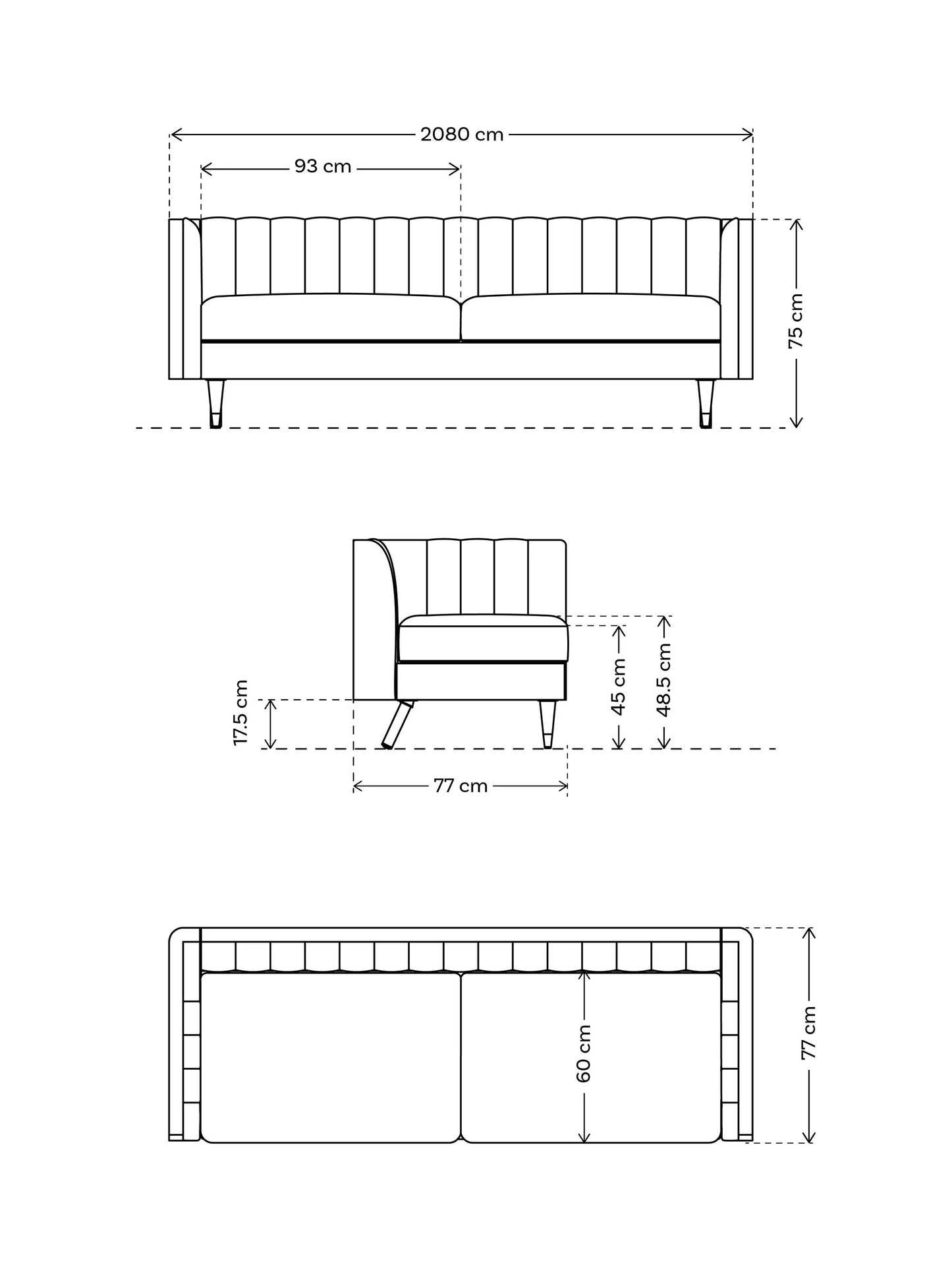 Swyft Model X02 Large 3 Seater Sofa, Velvet Vine
