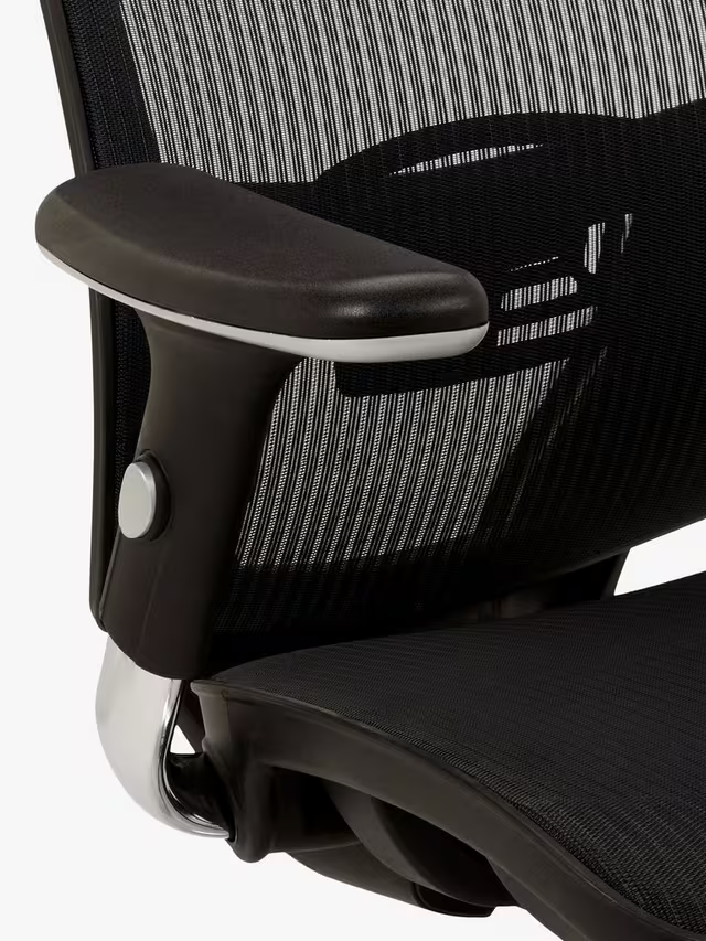 John Lewis Murray Ergonomic Office Chair, Black
