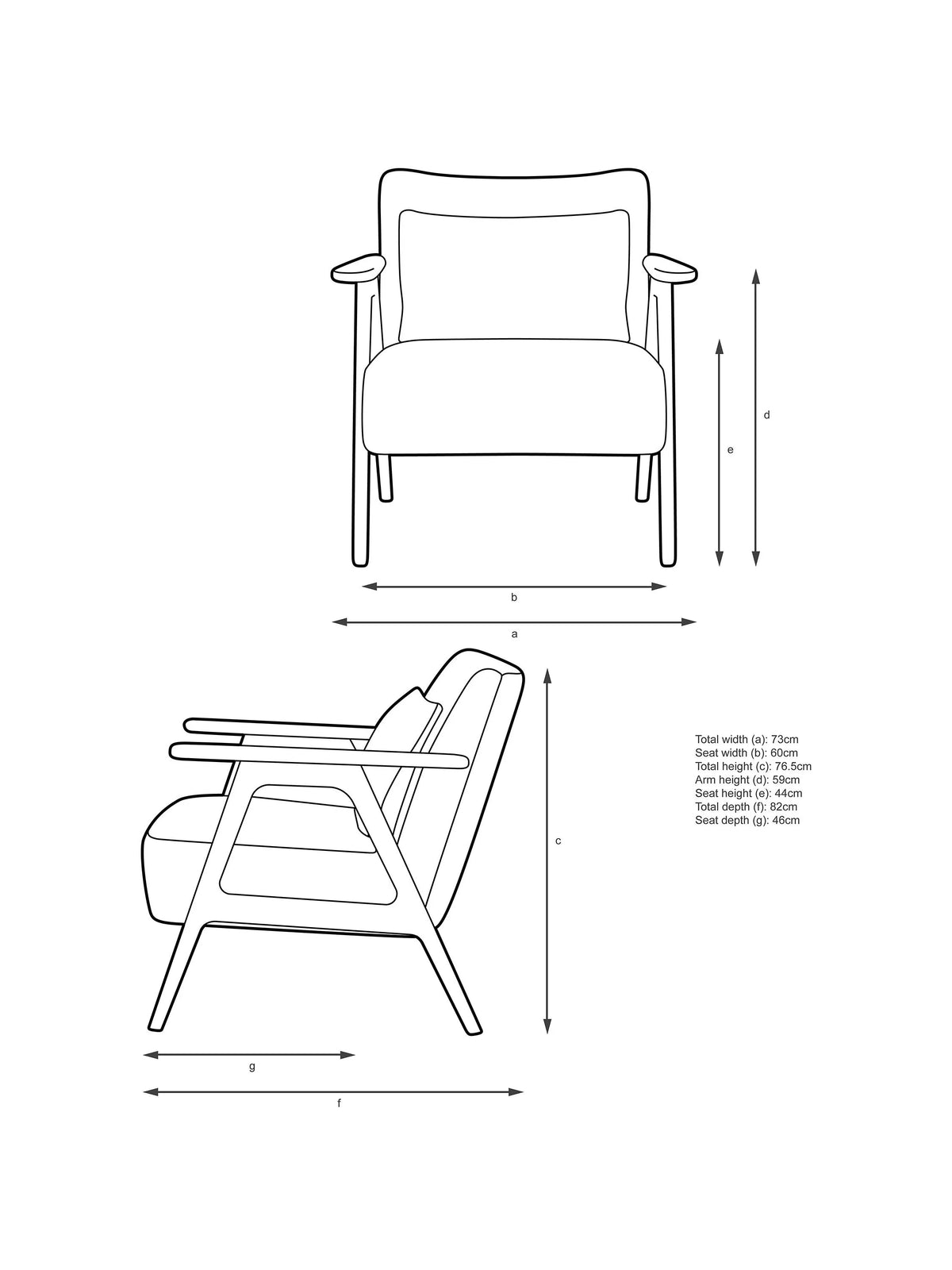 John Lewis Hendricks Accent Chair Aquaclean Connie Grey