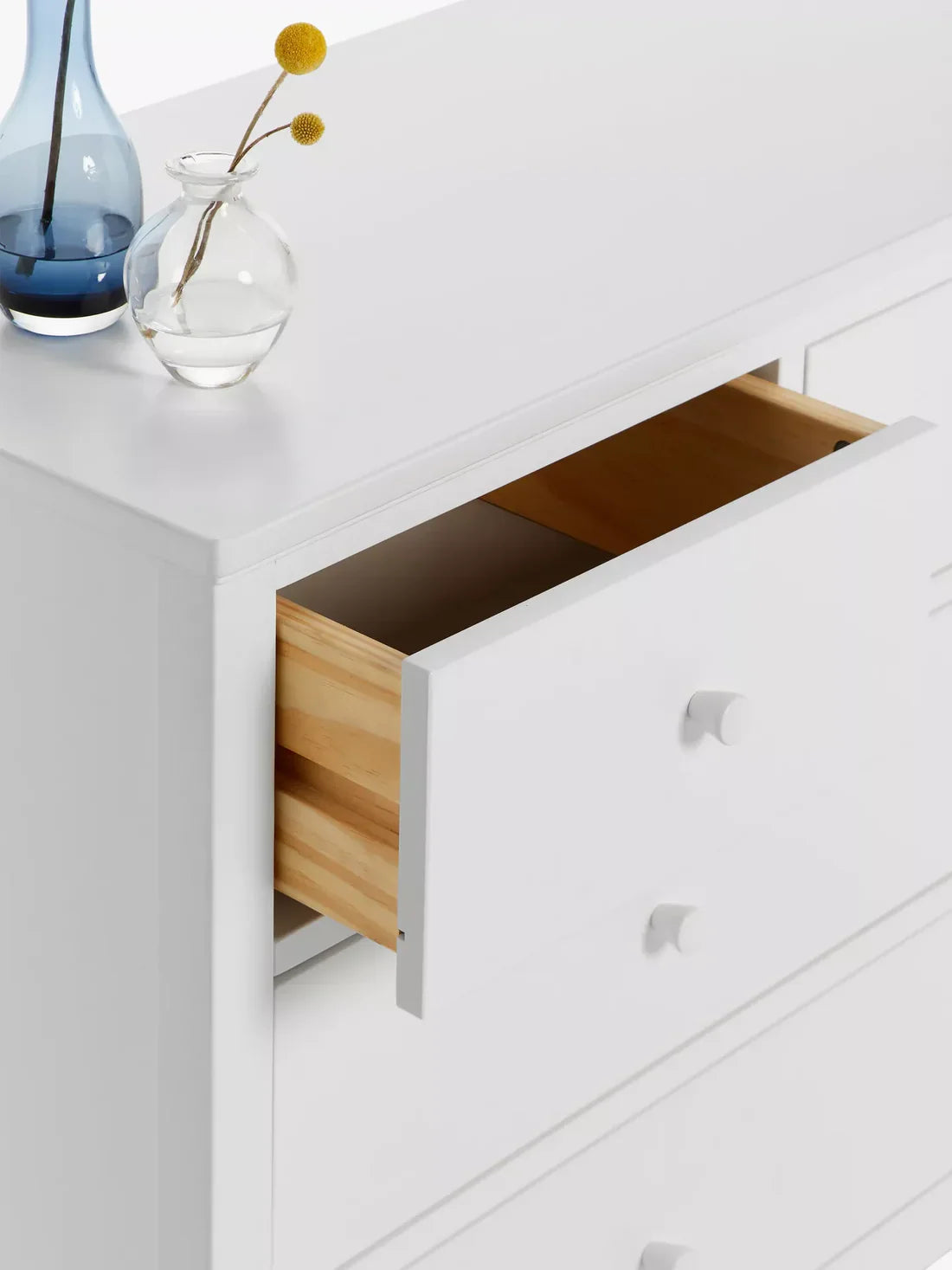 John Lewis Chest of Drawer White Wilton 7 Drawer Chest