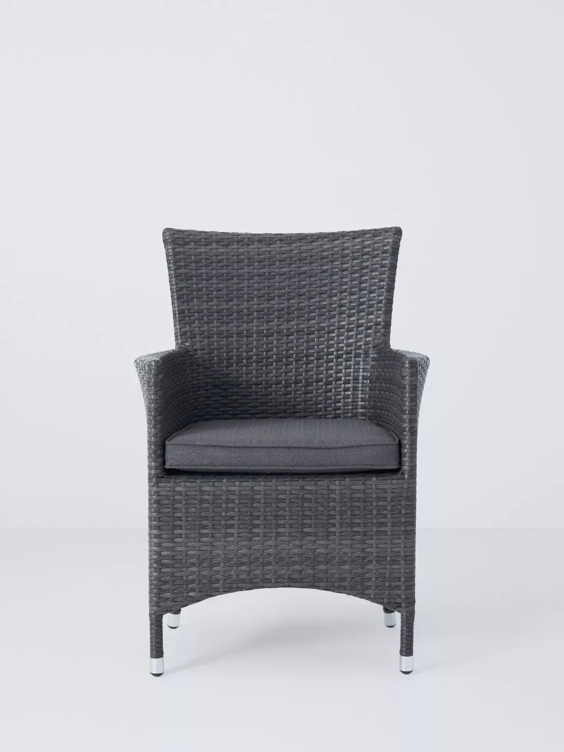 John Lewis Alora Garden Dining Chairs, Set of 2, Brown/Grey READ DESCRIPTION
