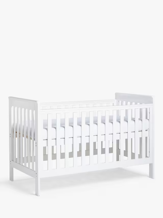 John Lewis Charlotte Cotbed, White