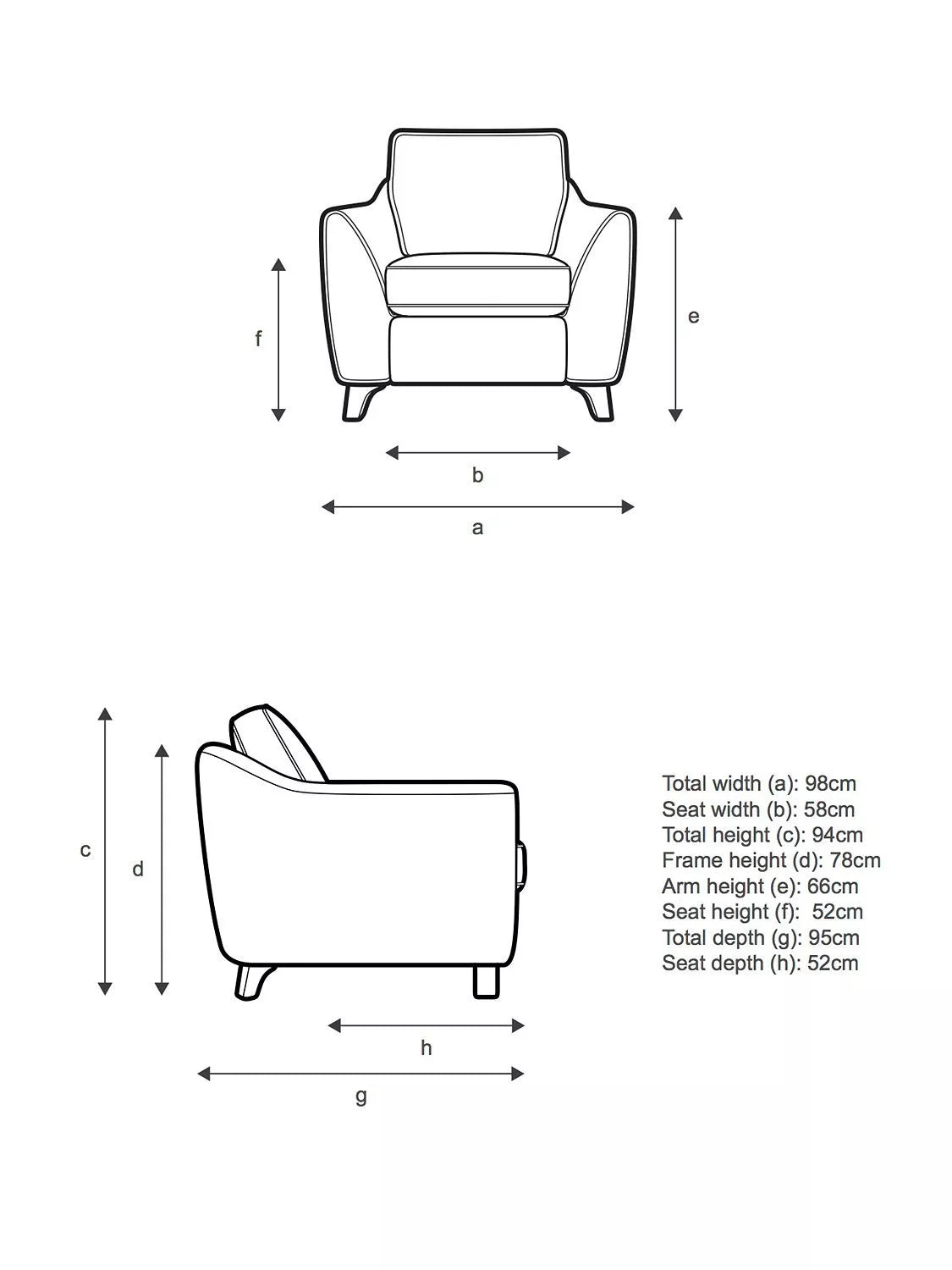 G Plan Vintage The Sixty Eight Armchair, Sherbert Cloud