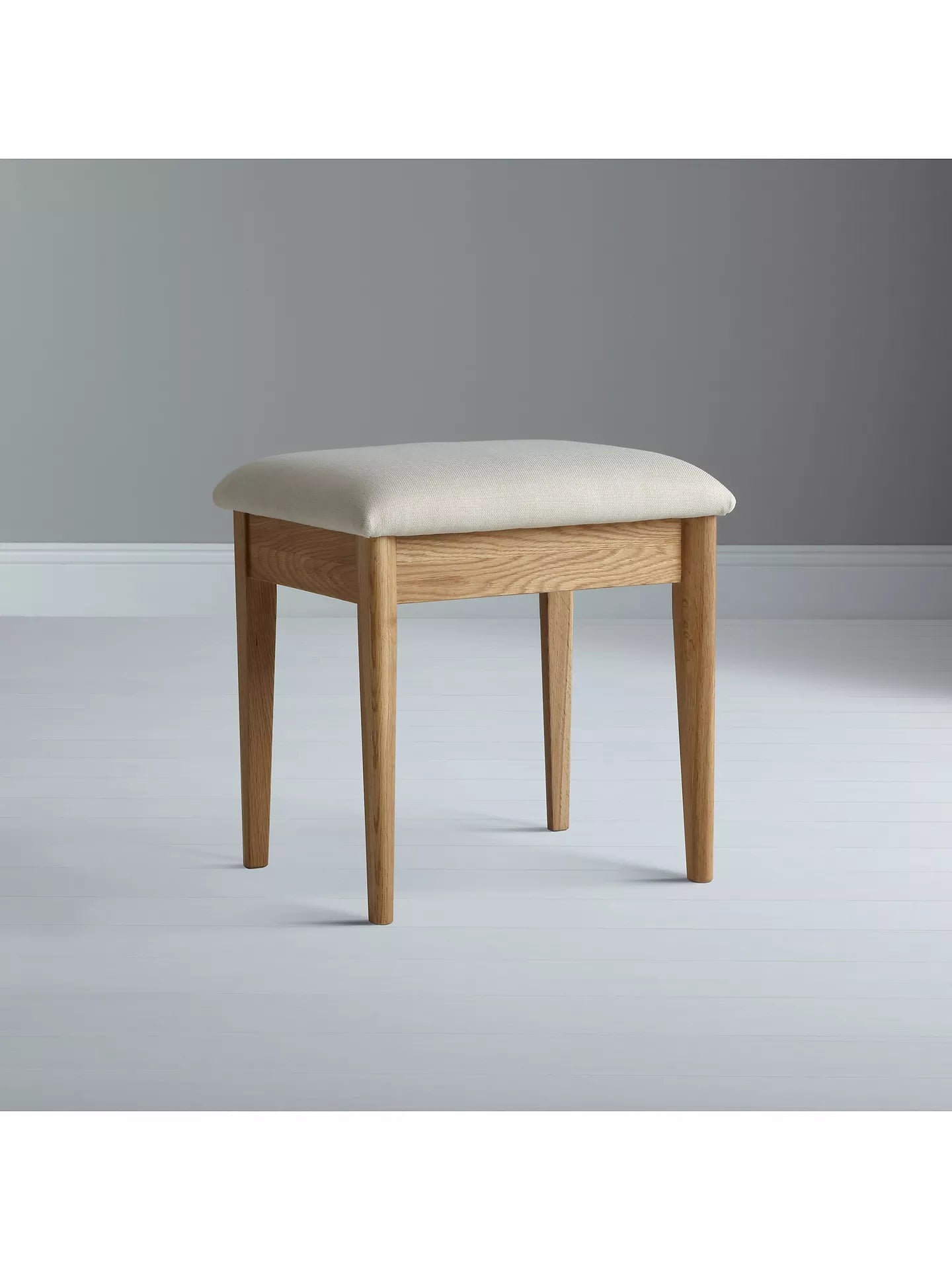 John Lewis Essence Dressing Table Stool, Oak