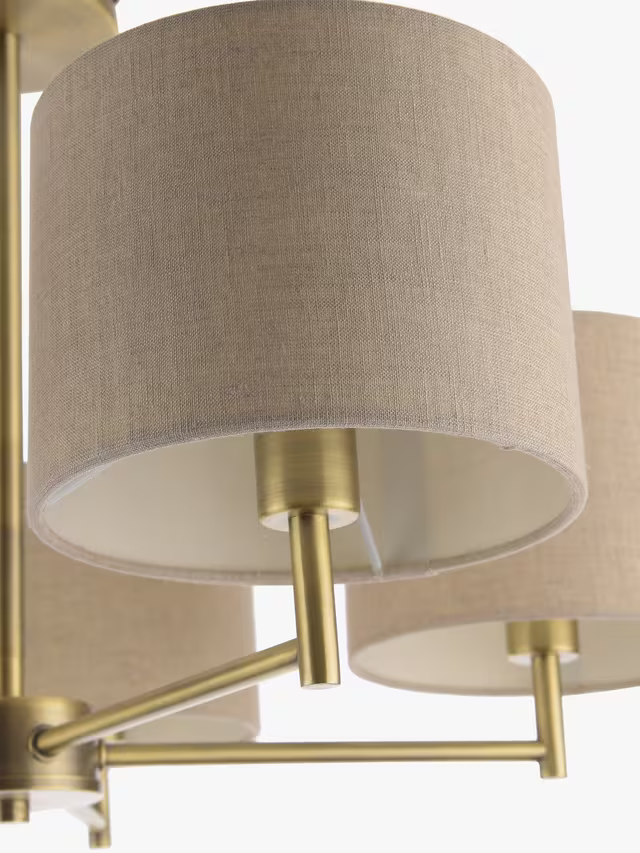 John Lewis Blakely Ceiling Light, Antique Brass