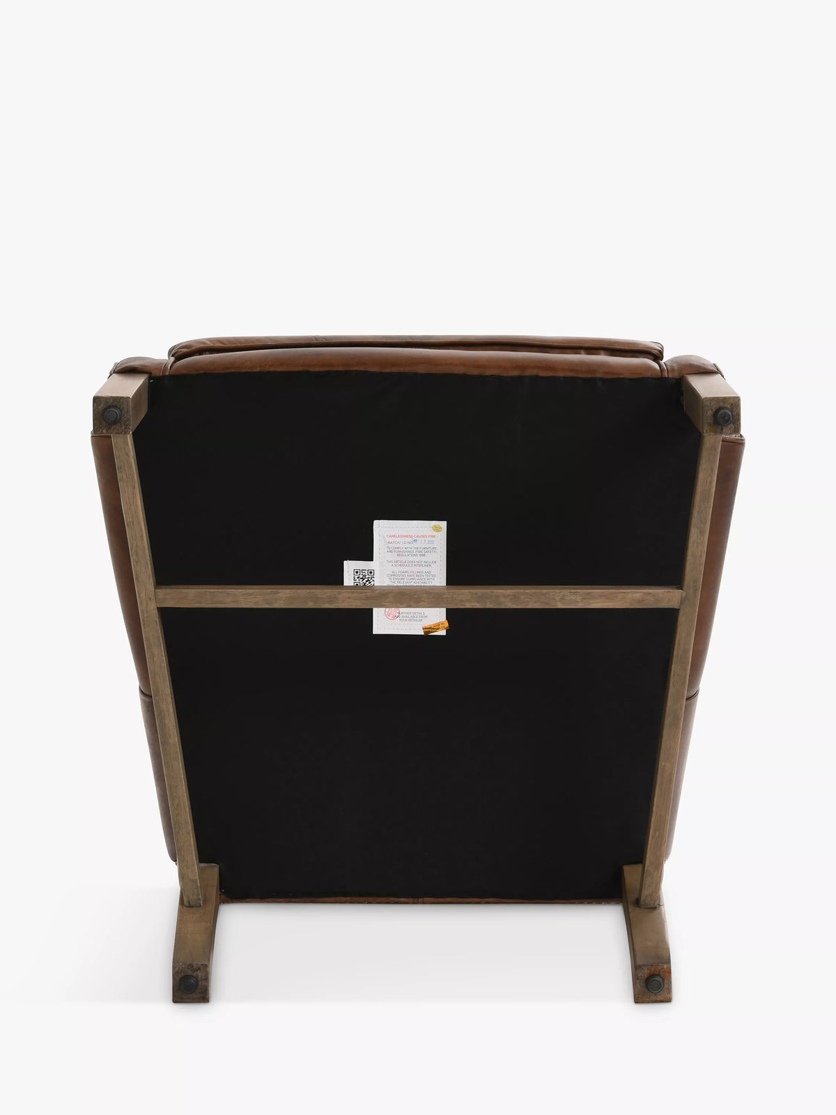 Halo Wing Leather Armchair, London Leather Cognac