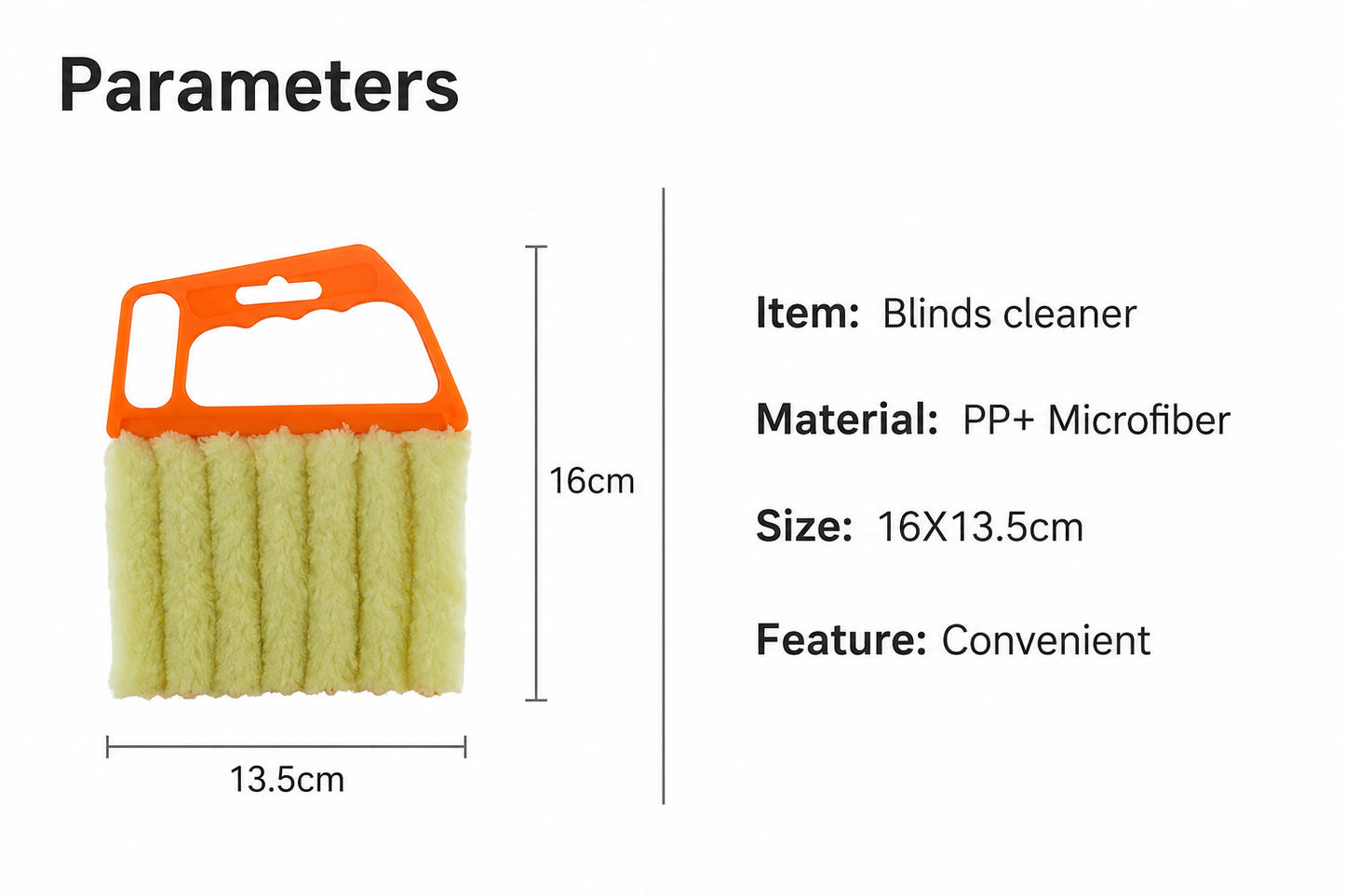 Venetian Blinds Cleaner Brush Easy Cleaning Tool Washable Microfibre Duster UK