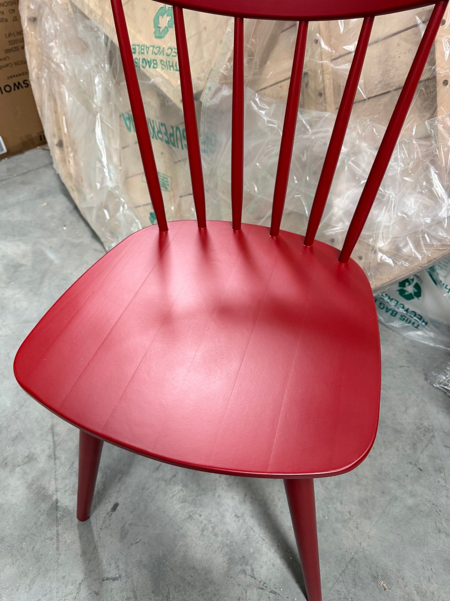 John Lewis Spindle Dining Chair Single Rosehip