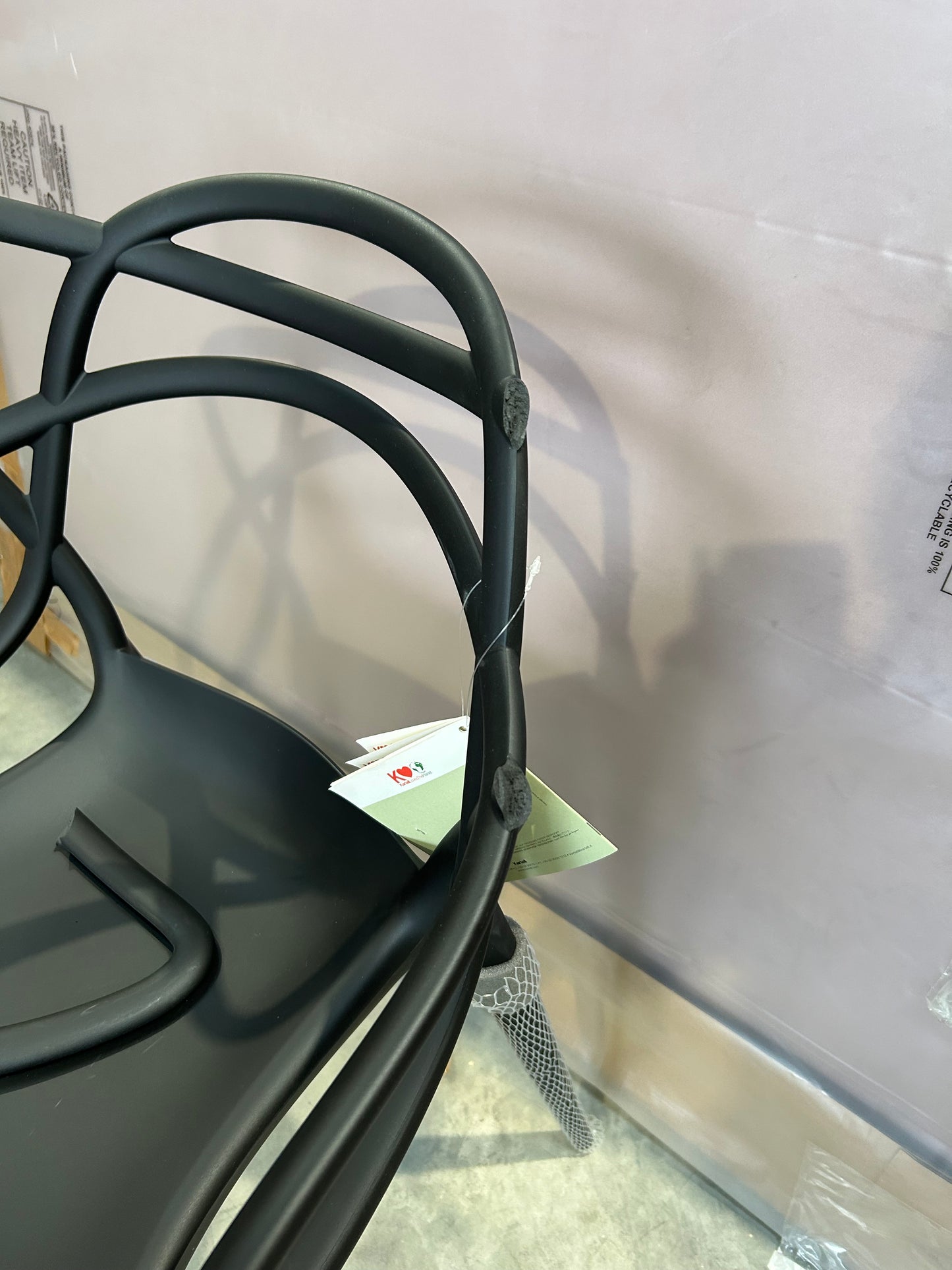 Kartell Philippe Starck for Kartell Masters Chair, Black