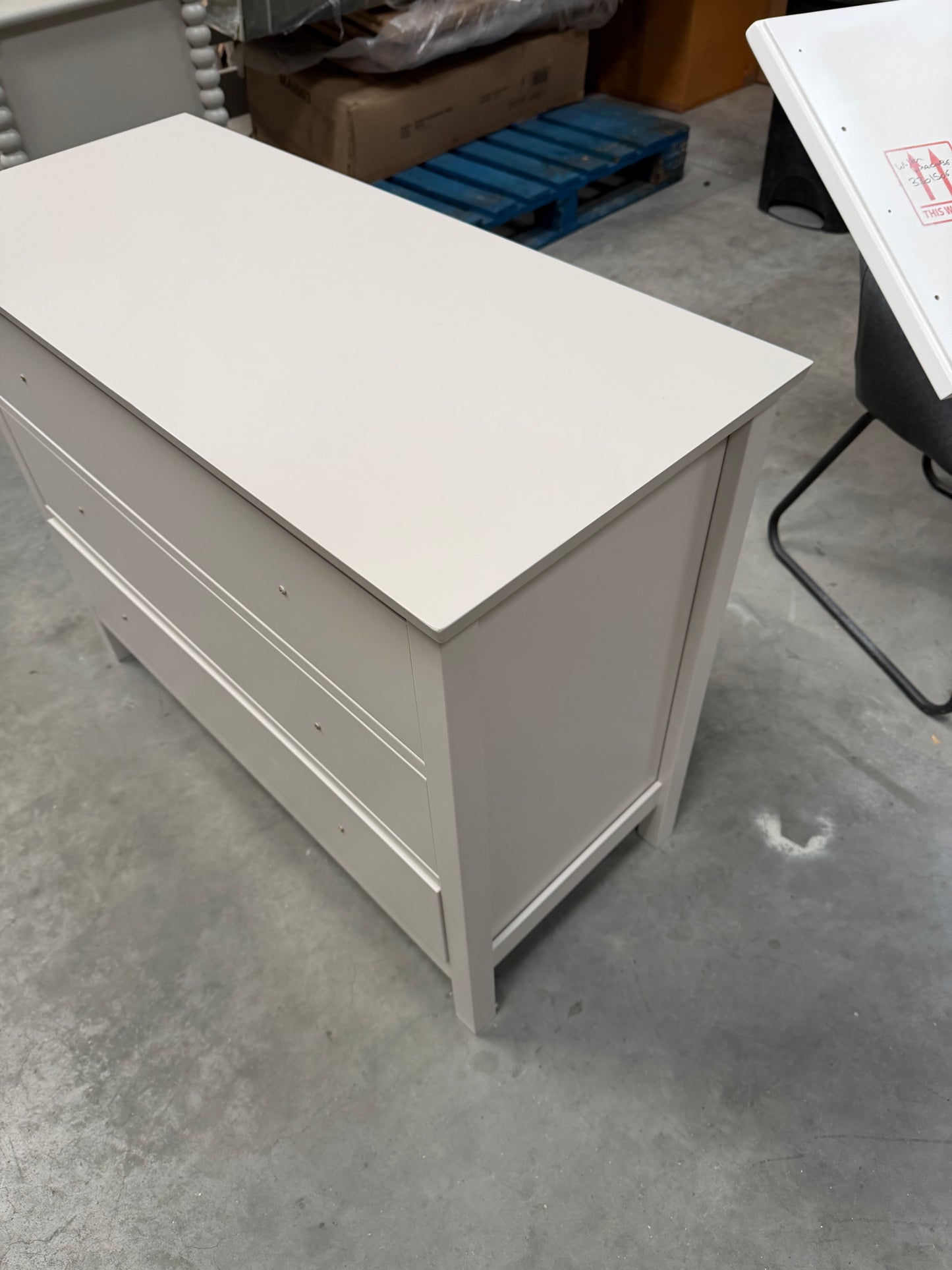John Lewis Wilton 3 Drawer Chest Linen