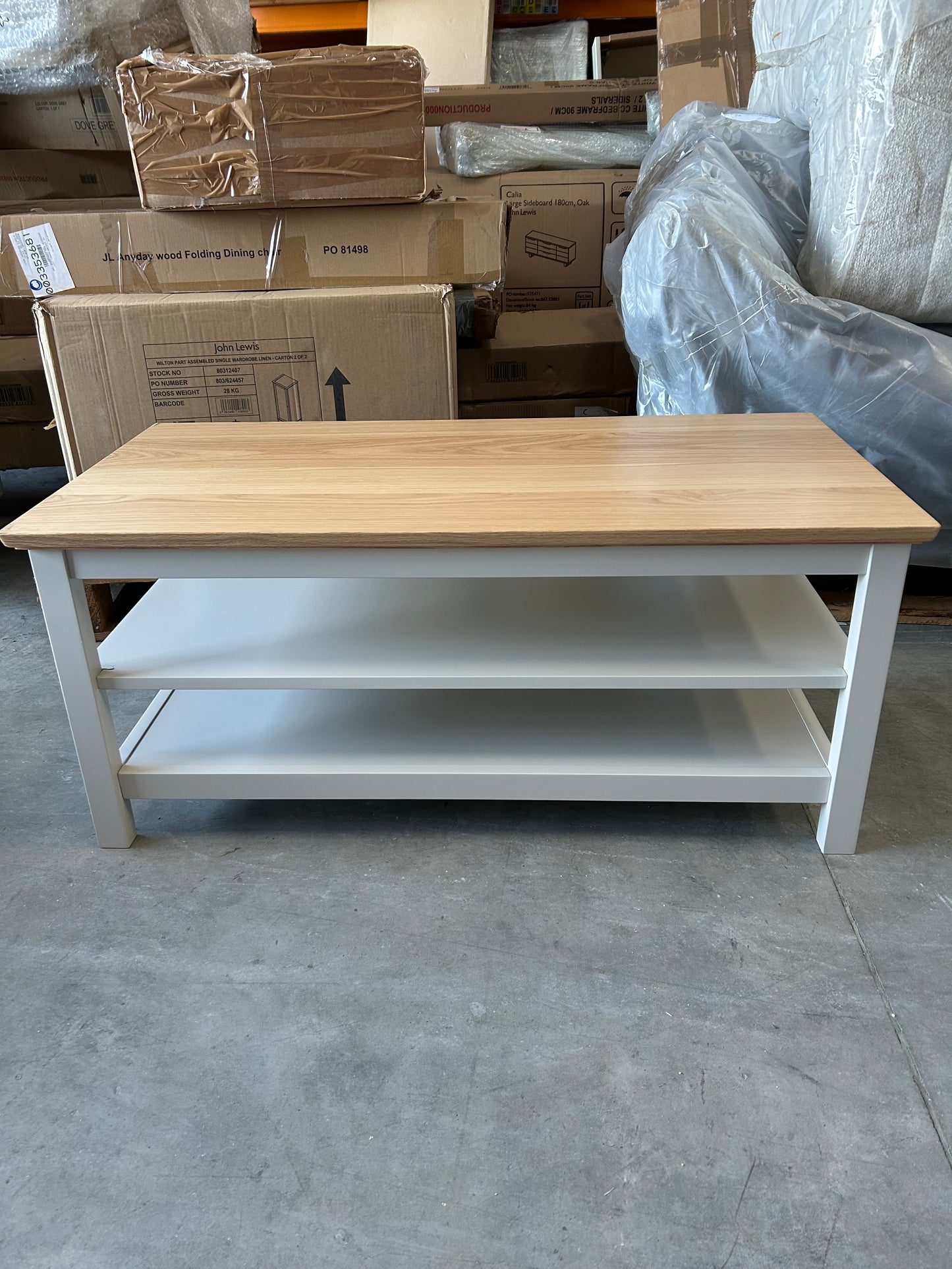 John Lewis Wilton Coffee Table in Linen