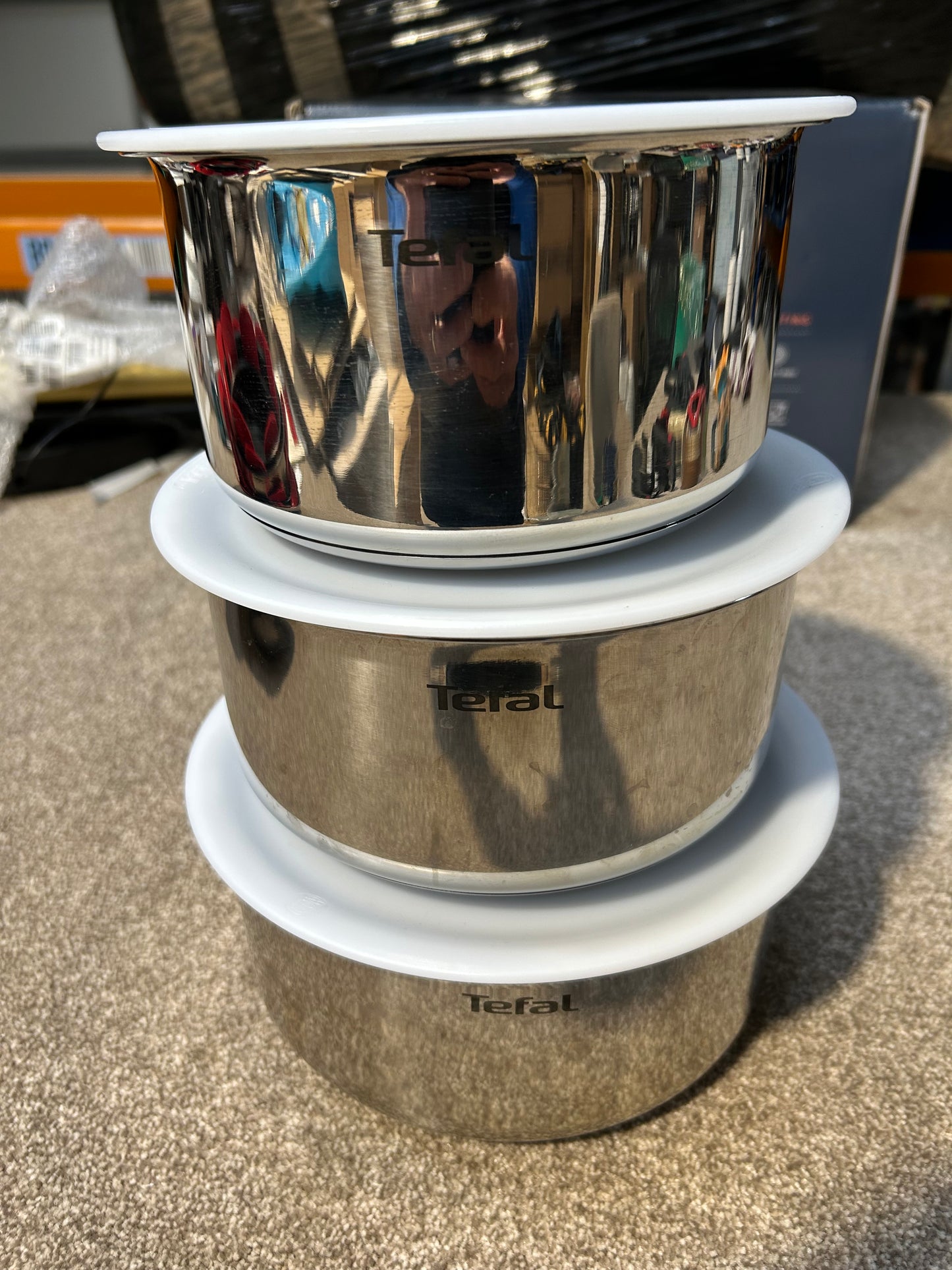 Tefal Ingenio SoLight Aluminium Non-Stick Pan Set, 8 Piece