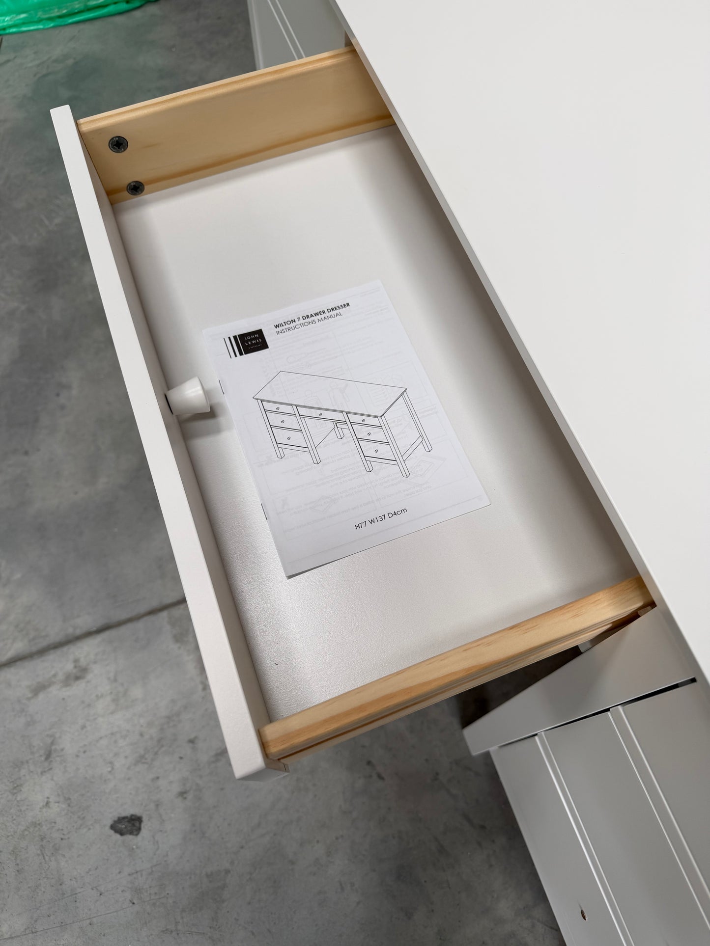 John Lewis Wilton Dressing Table White