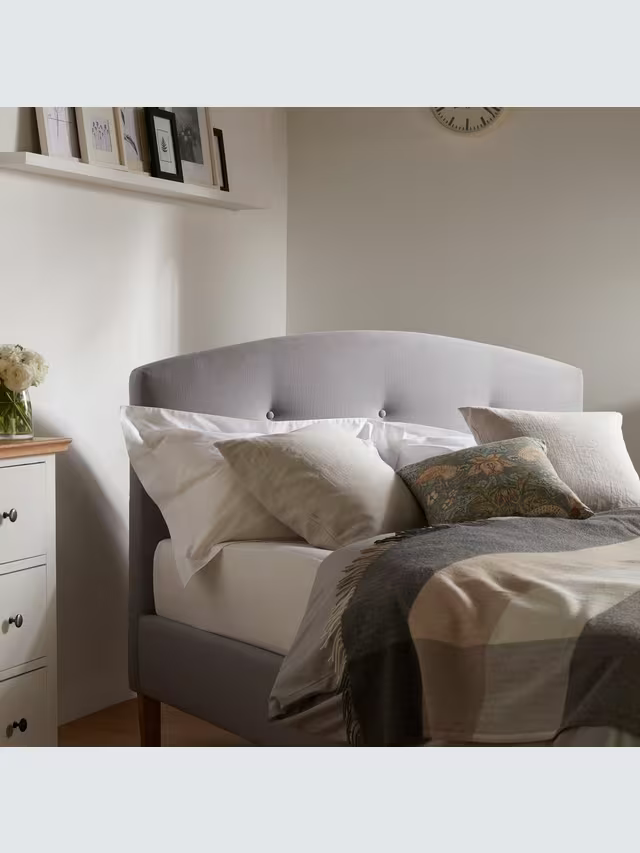 John Lewis & Partners Grace Bed Frame King Size Grey