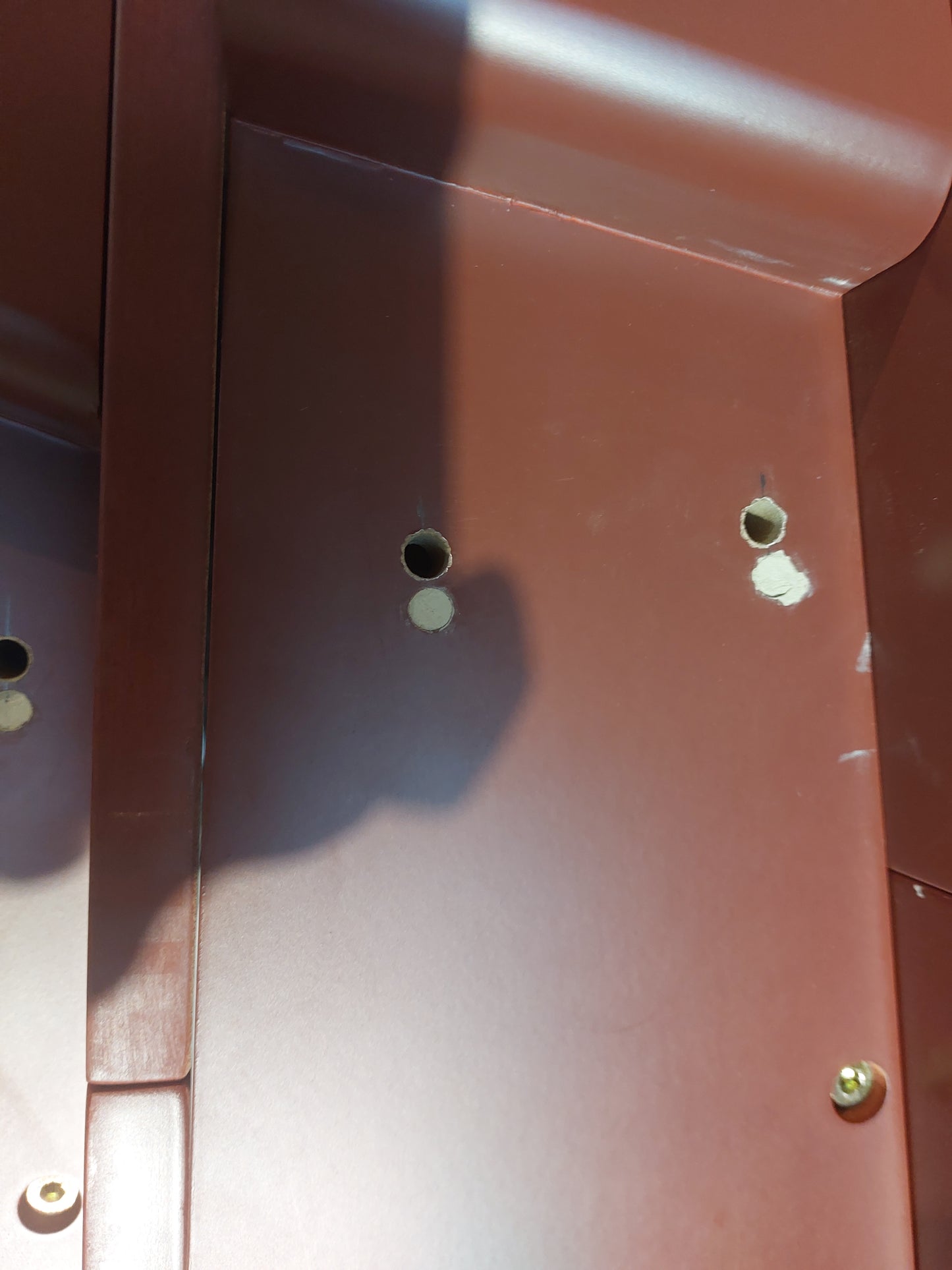 John Lewis Lift Storage Desk Red