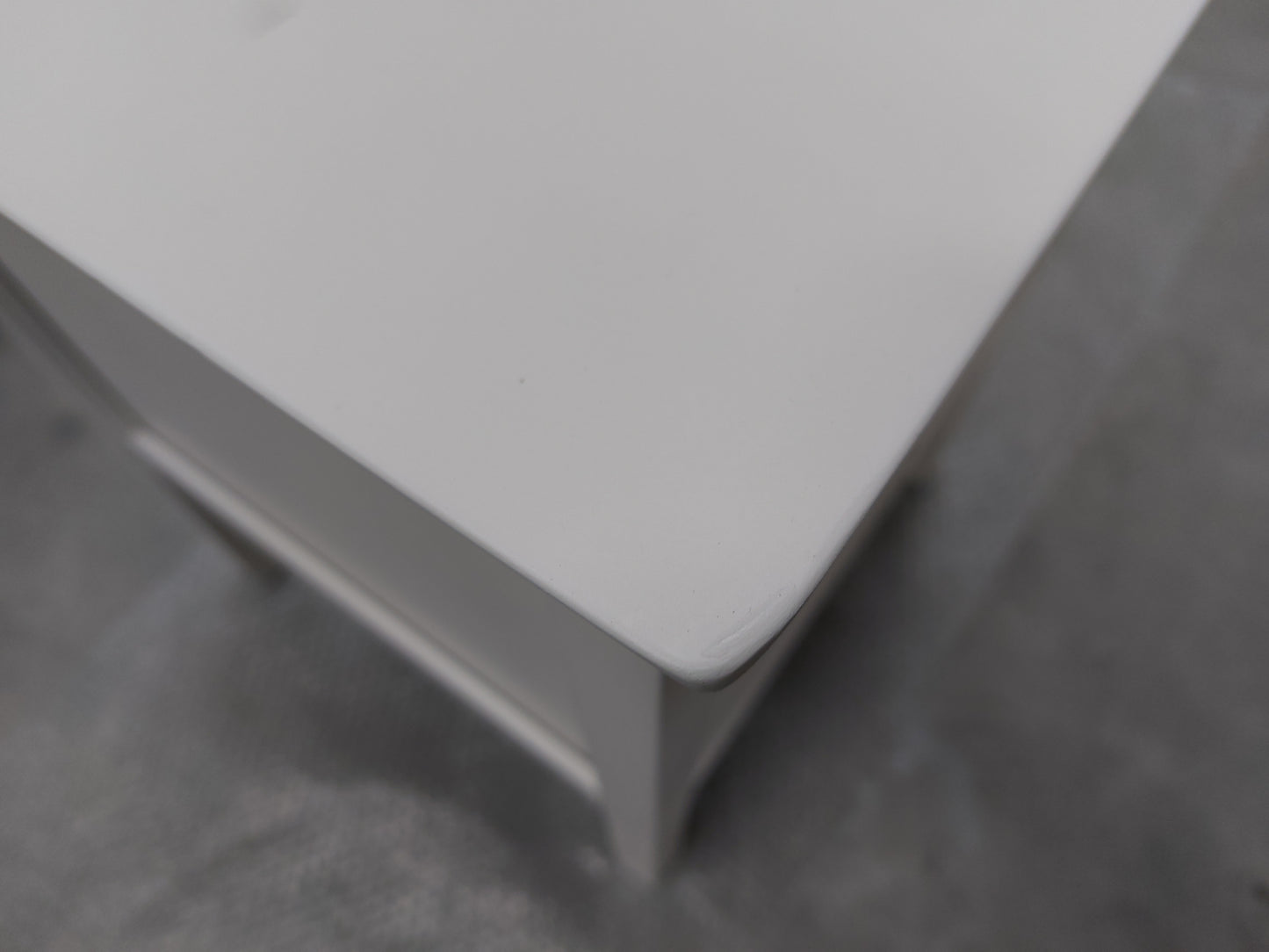 John Lewis Wilton 2 Drawer Bedside Cabinet White