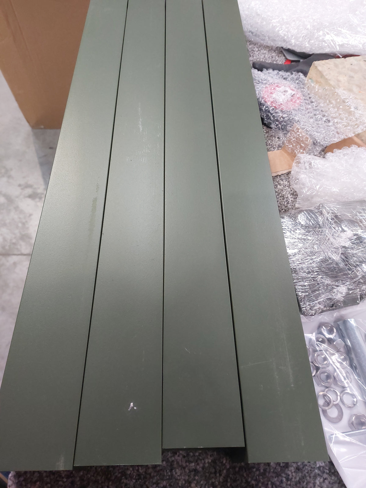 John Lewis Platform 6-Seater Garden Extending Dining Table & Chairs Set, Green