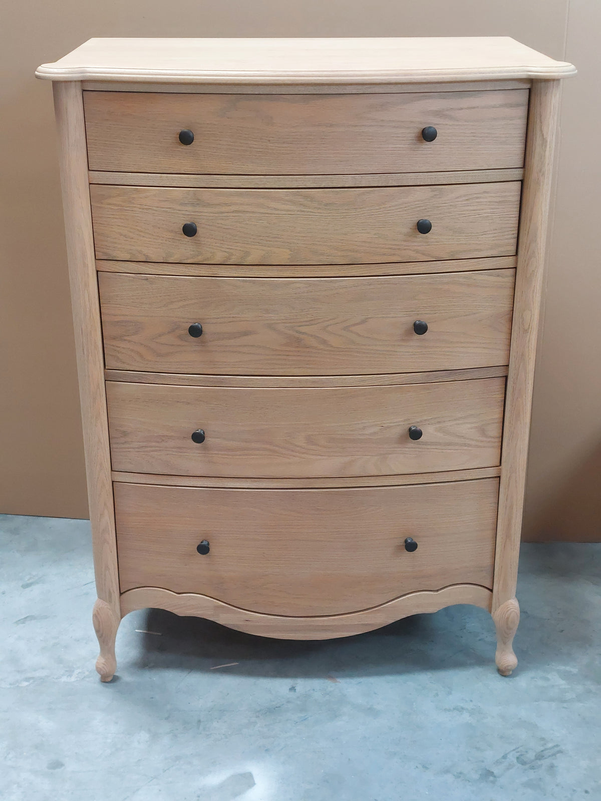 John Lewis Louis 5 Drawer Chest, Oak