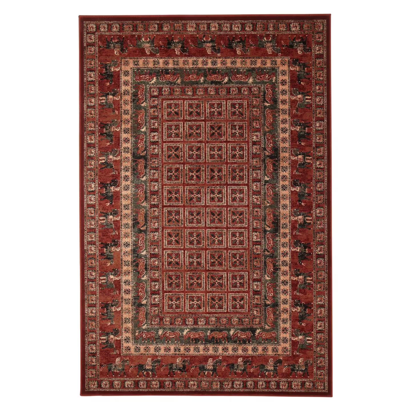 John Lewis Royal Heritage Pazyrk Rugs, Red, L200 x W135cm