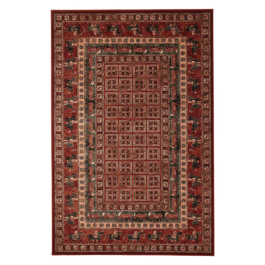 John Lewis Royal Heritage Pazyrk Rugs, Red, L200 x W135cm