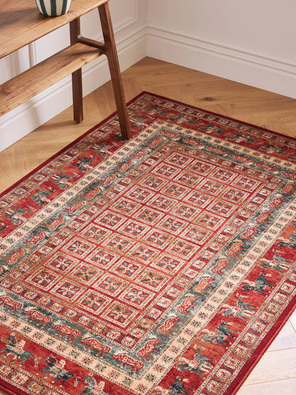 John Lewis Royal Heritage Pazyrk Rugs, Red, L200 x W135cm