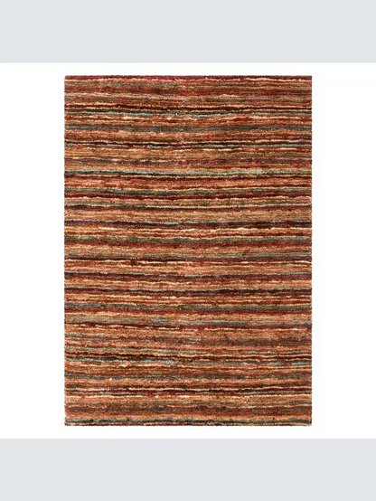 John Lewis Rustic Jute Stripe Rug, Multi, L300 x W200 cm