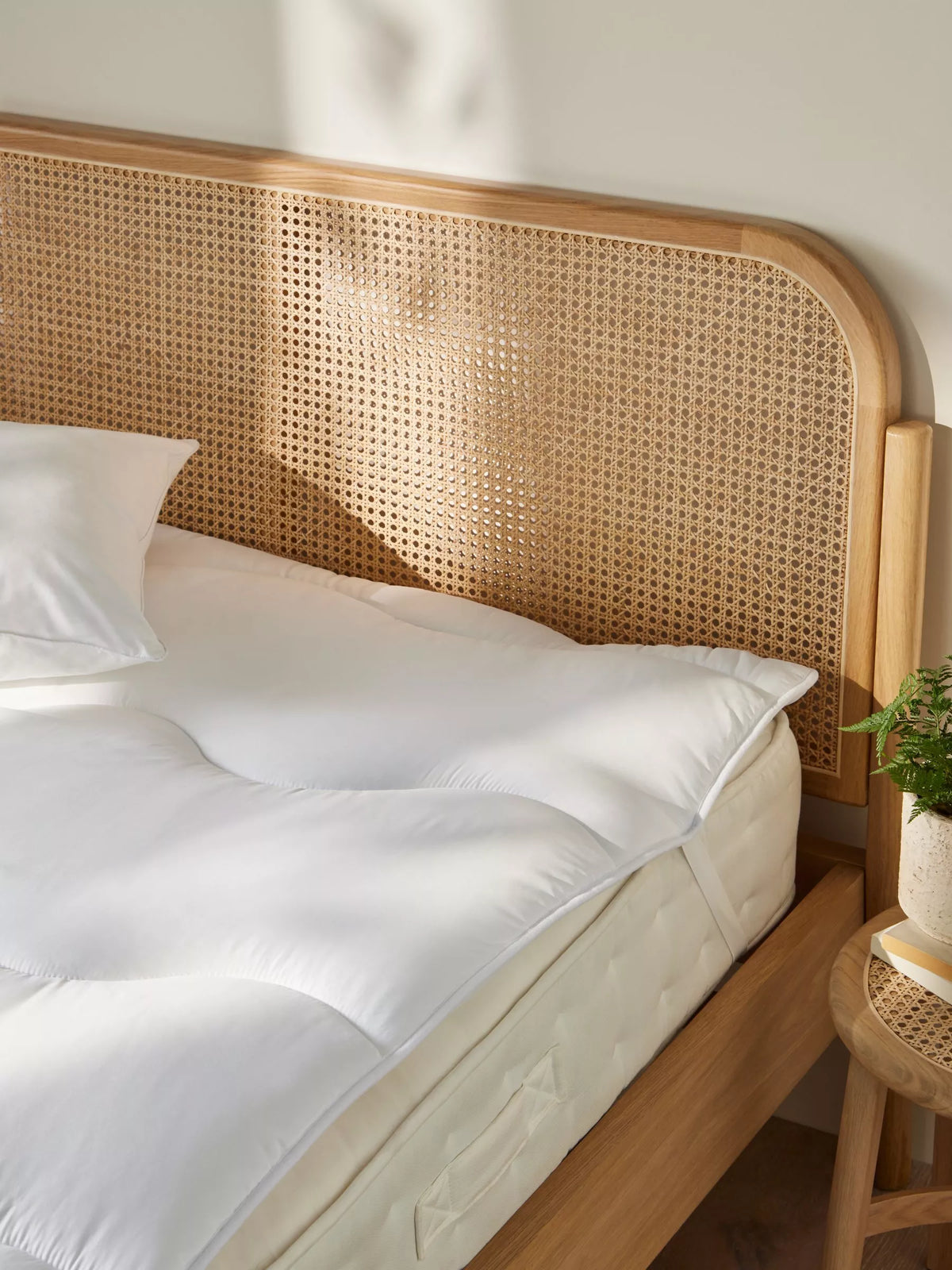 John Lewis Synthetic Soft and Light Mattress Topper, Single