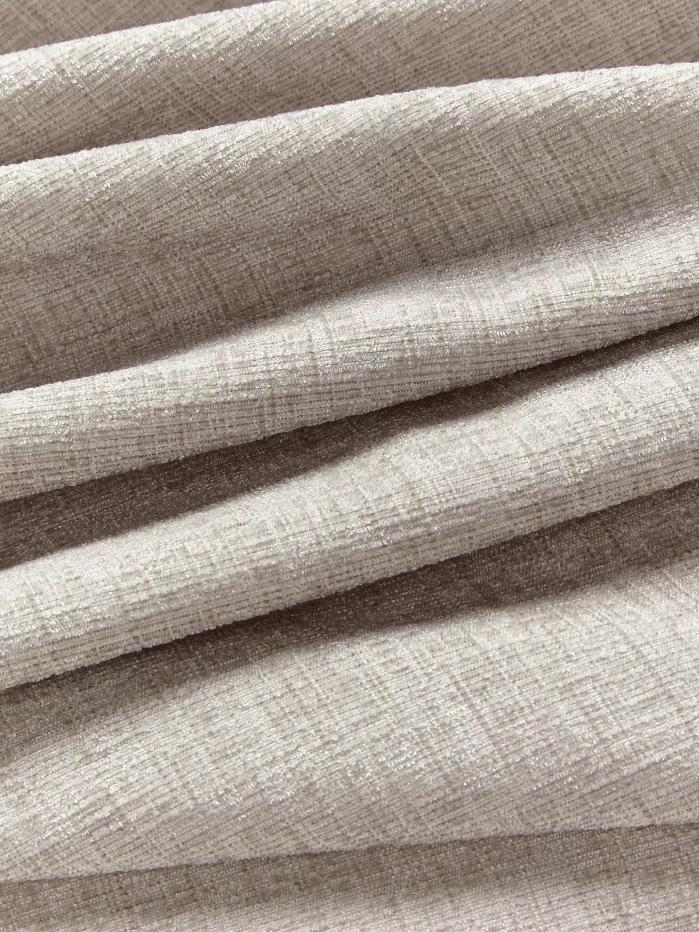 John Lewis Chenille Pair Blackout/Thermal Lined Eyelet Curtains, Flint W228 x Drop 228cm