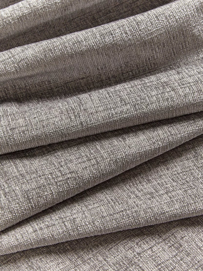 John Lewis Chenille Pair Blackout/Thermal Lined Eyelet Curtains, Storm, W167 x D228