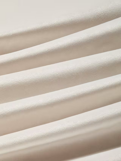 John Lewis Velvet Pair Lined Pencil Pleat Curtains, Champagne, W228 x Drop 228cm