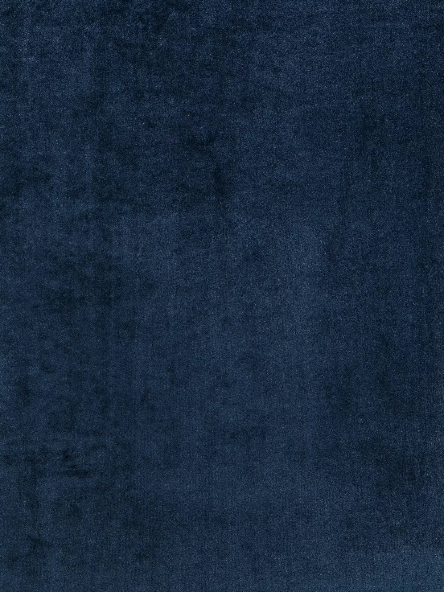 John Lewis Velvet Pair Lined Pencil Pleat Curtains, Navy, W228 x Drop 274cm