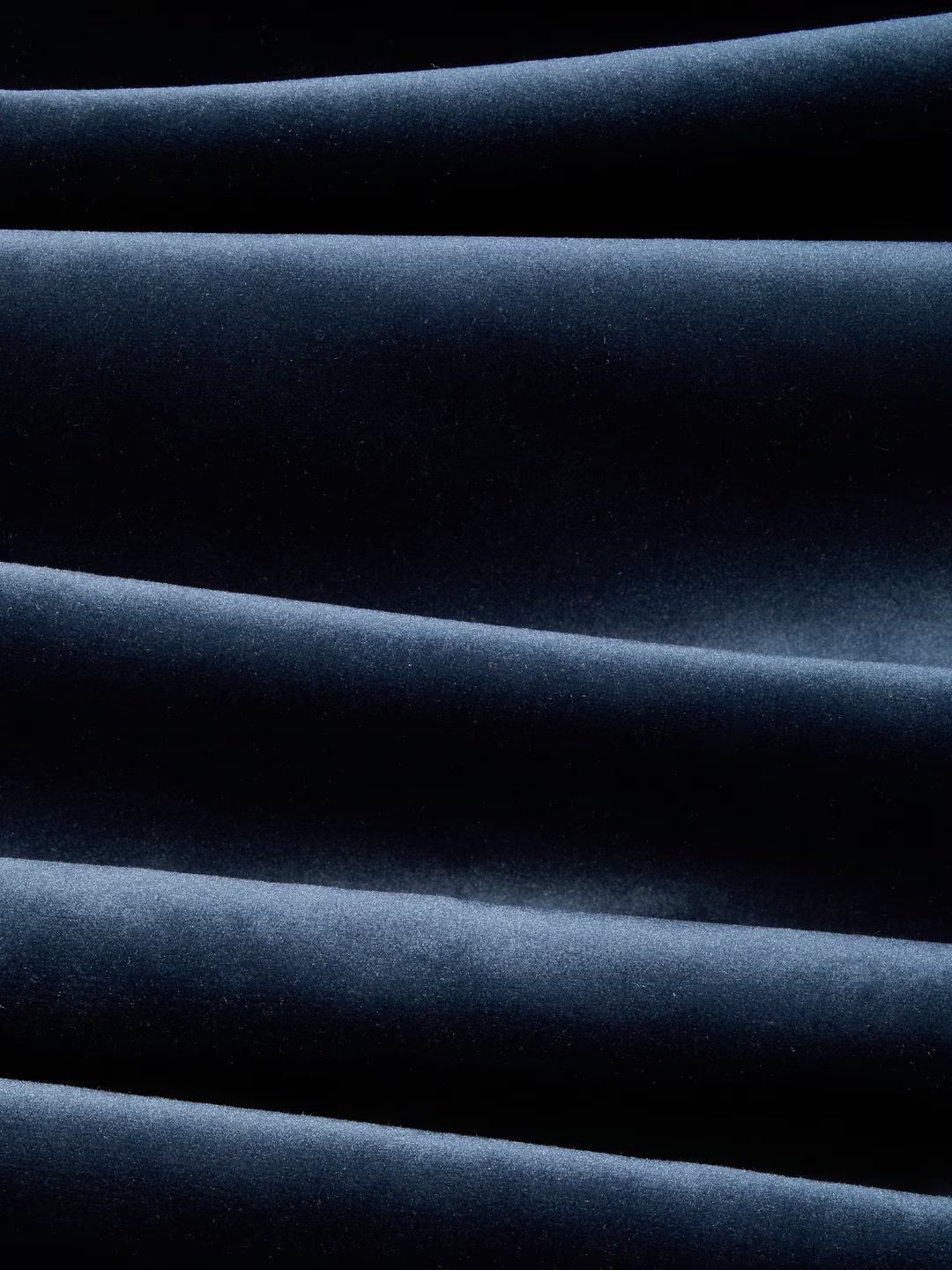 John Lewis Velvet Pair Lined Pencil Pleat Curtains, Navy, W228 x Drop 274cm