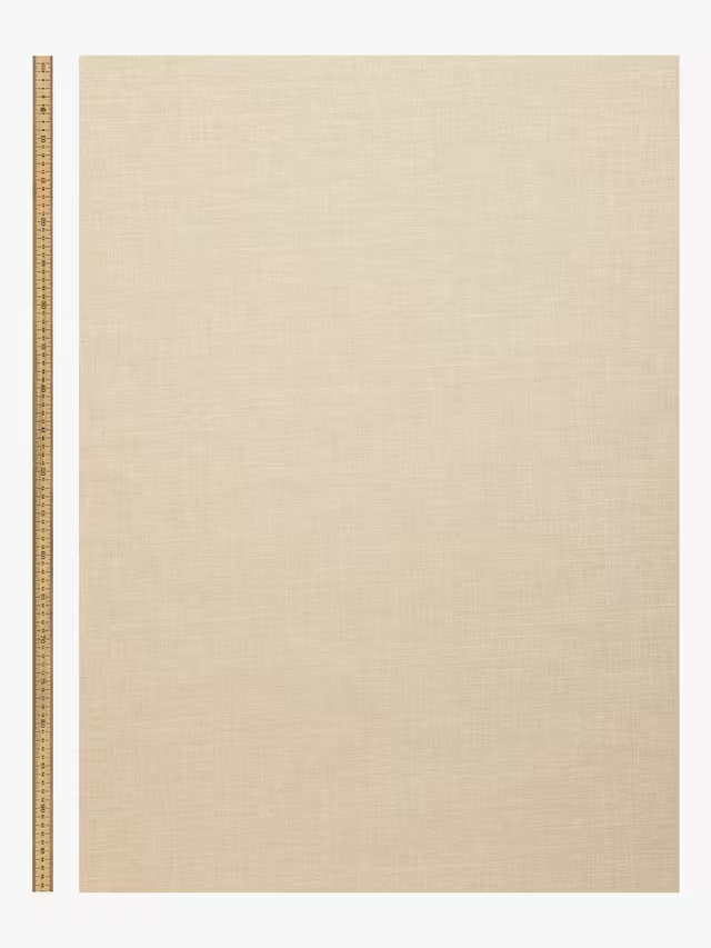 John Lewis Textured Weave Pair Blackout Lined Eyelet Curtains, Natural, W228 x  228