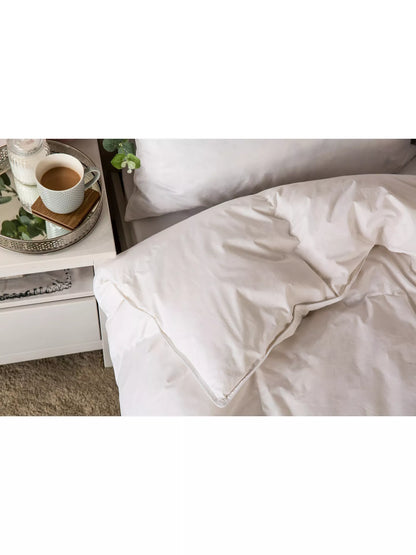 Snuggledown Natural Duck Feather and Down Duvet, 4.5 Tog, Single