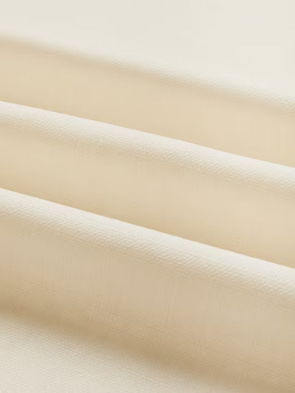 John Lewis Textured Weave Pair Blackout Lined Eyelet Curtains, Cream, W228 x 228