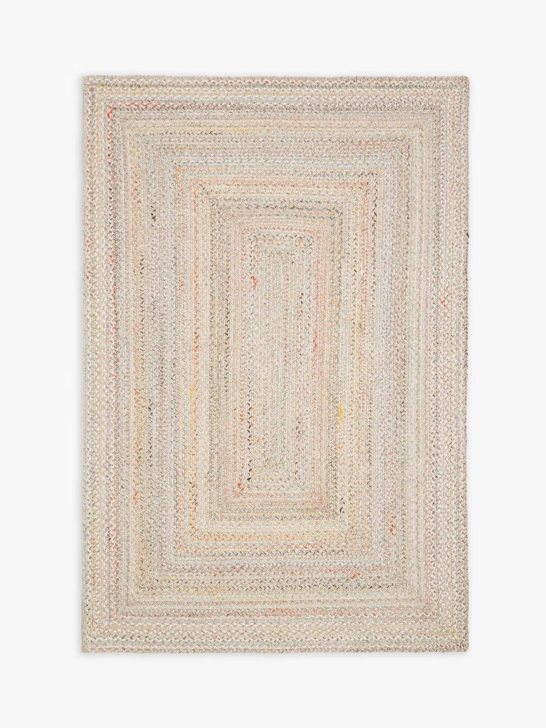 John Lewis Braided Performance Indoor/Outdoor Rug, Multi, L240 x W170cm