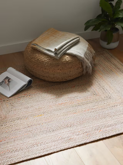 John Lewis Braided Performance Indoor/Outdoor Rug, Multi, L240 x W170cm