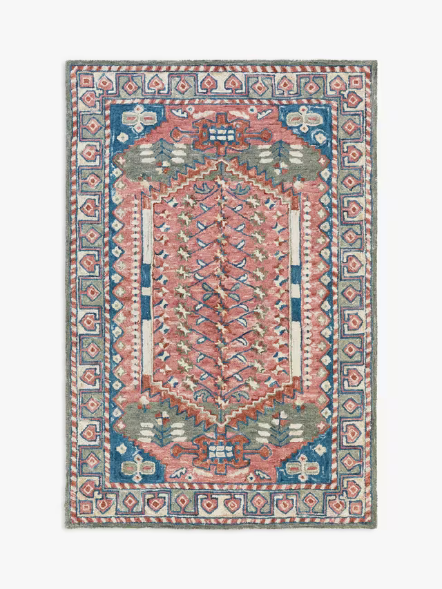 John Lewis Fashion Quashquai Rug, Green, L180 x W120 cm