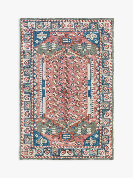 John Lewis Fashion Quashquai Rug, Green, L180 x W120 cm